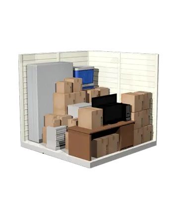 10x10storage unit section