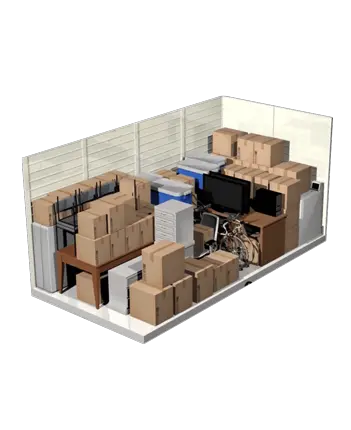 10x20storage unit section